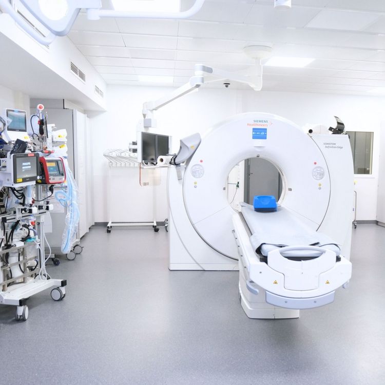 CT im Schockraum der Notaufnahme