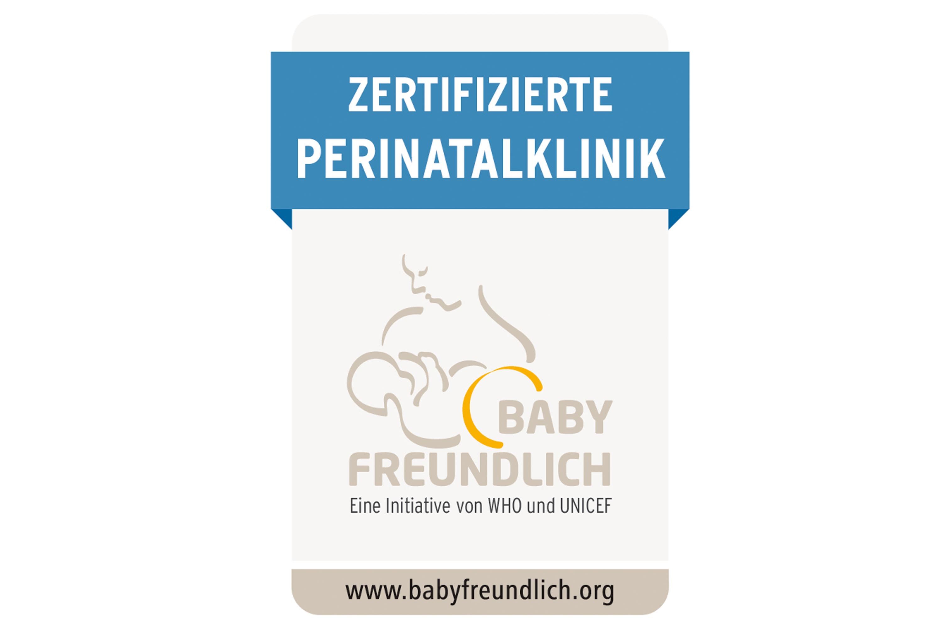 Das Klinikum Saarbrücken ist zertifiziert als Babyfreundliche Perinatalklinik Level 1.