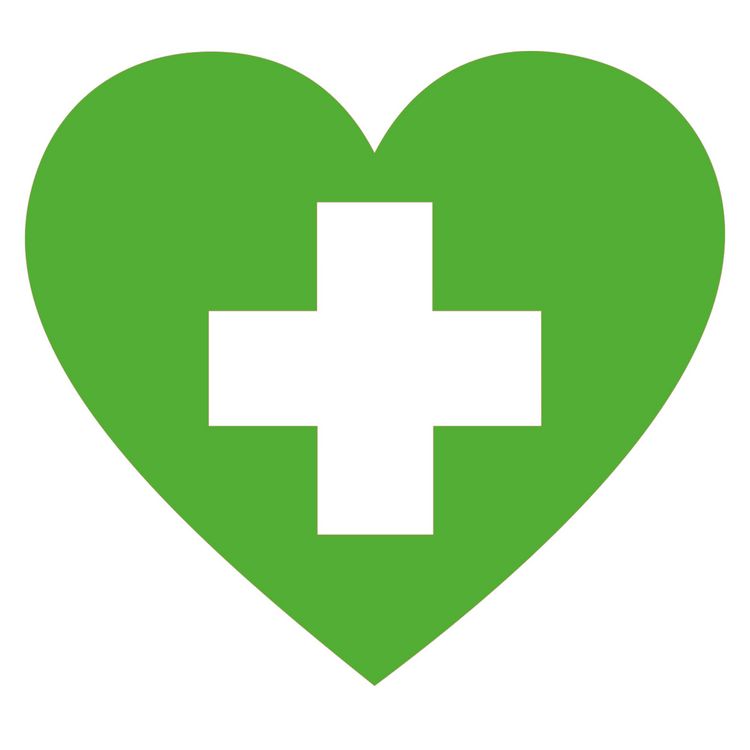 Icon Herz mit Ambulanzkreuz