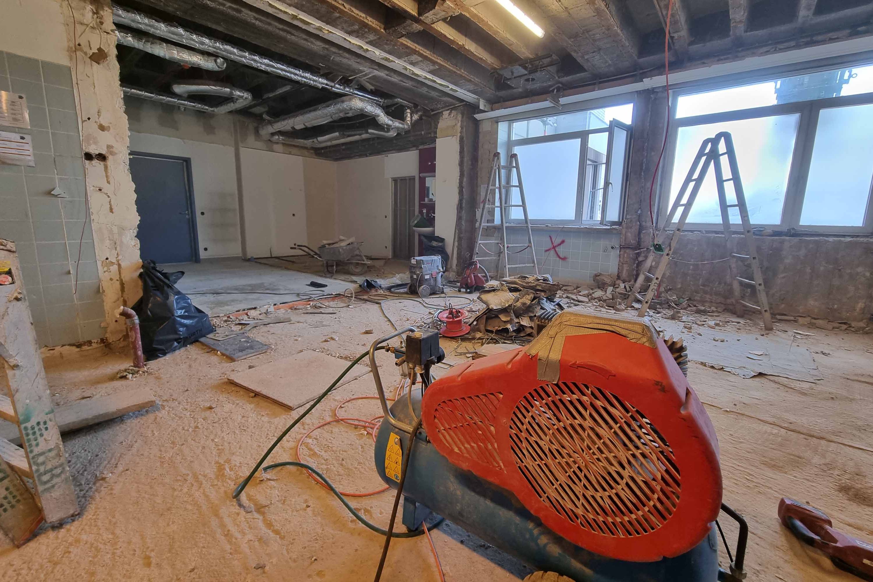 Baustelle Zentrale Notaufnahme