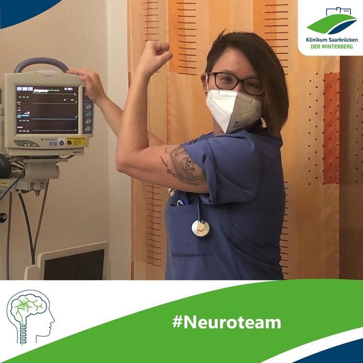 Jessica Becker: Vorstellung des Teams der Station 95 im Klinikum Saarbrücken, Neuroteam