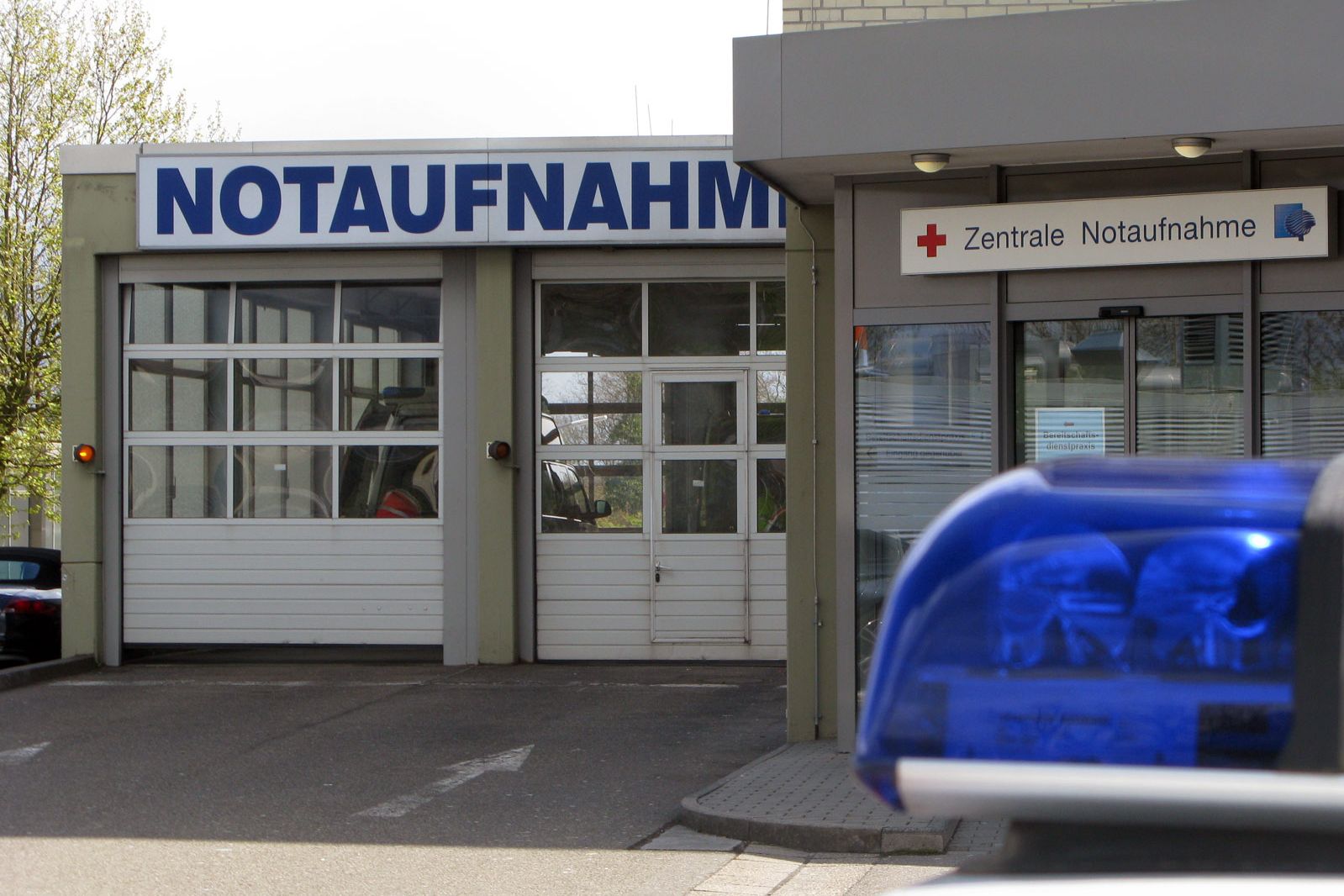 Ansicht der Zentralen Notaufnahme des Klinikums Saarbrücken