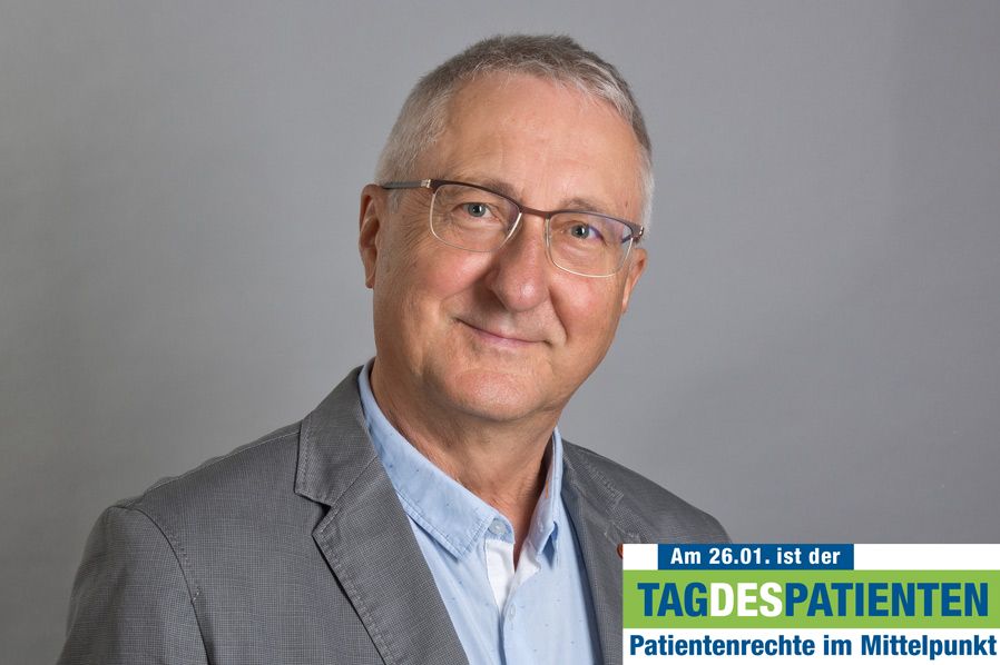 Portrait: Martin Horzella, Patientenfürsprecher im Krankenhaus engagiert sich für den Tag der Patienten