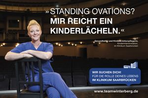 Pflegefachkraft im Klinikum Saarbrücken auf Theaterbühne: Die Rolle deines Lebens