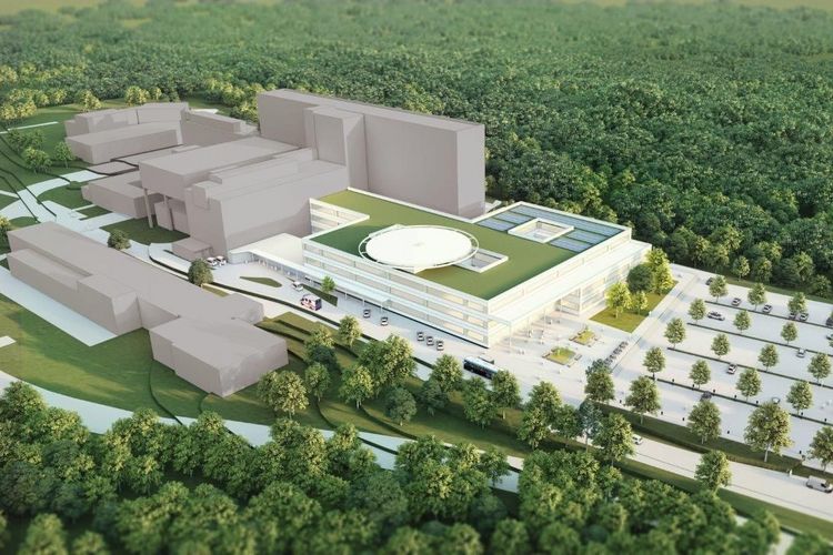 Planungsskizze: So soll der künftige Gesundheitscampus Winterberg am Klinikum Saarbrücken aussehen.