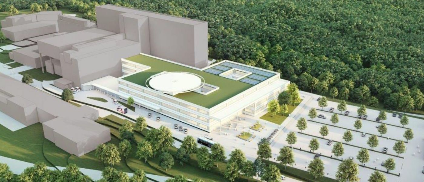 Planungsskizze: So soll der künftige Gesundheitscampus Winterberg am Klinikum Saarbrücken aussehen.