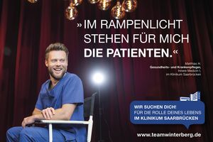 Pflegefachkraft im Klinikum Saarbrücken auf Theaterbühne: Die Rolle deines Lebens