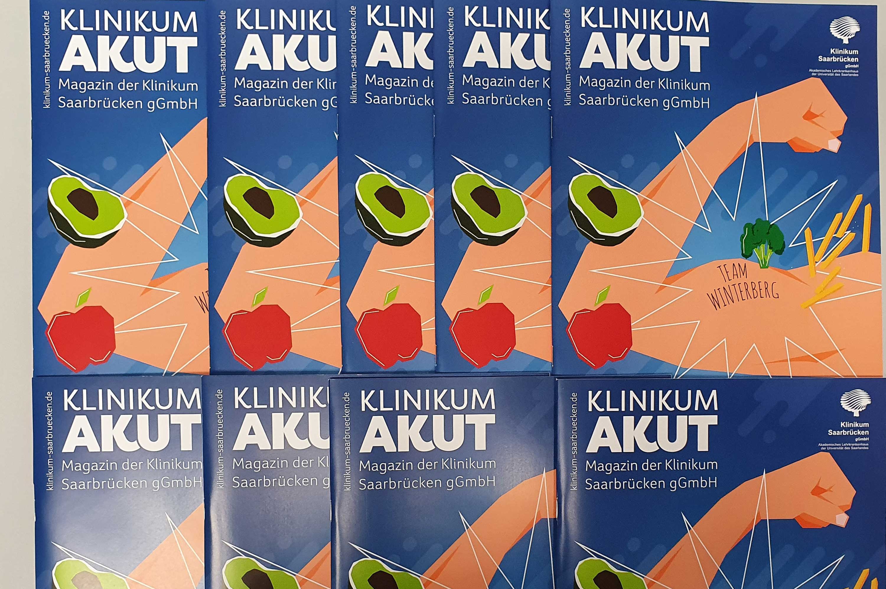 Cover: Neues Magazin AKUT: Stark dank Power-Food.
