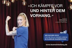 Pflegefachkraft im Klinikum Saarbrücken auf Theaterbühne: Die Rolle deines Lebens