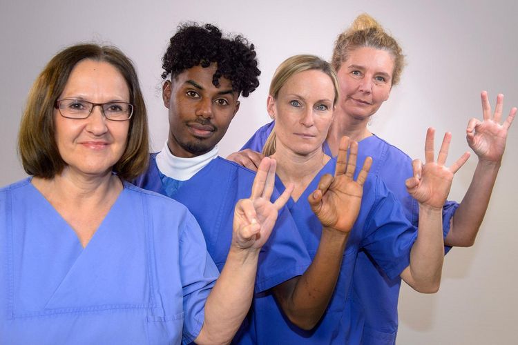 Pflegefachkräfte im Klinikum Saarbrücken