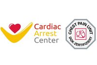 Logo Cardiac Arrest Center und Logo Chest Pain Unit