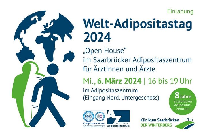 Grafik: Welt-Adipositastag 2024 im Klinikum Saarbrücken