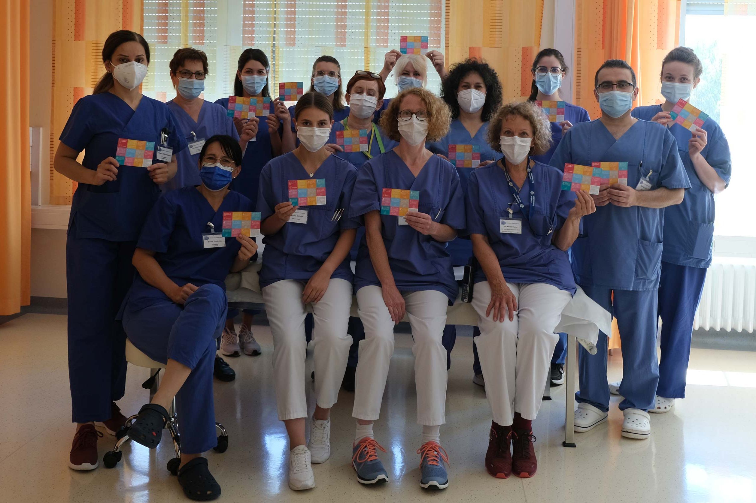 Teamfoto von dem Team der Geburtshilfe mit Perinatalzentrum Level 1