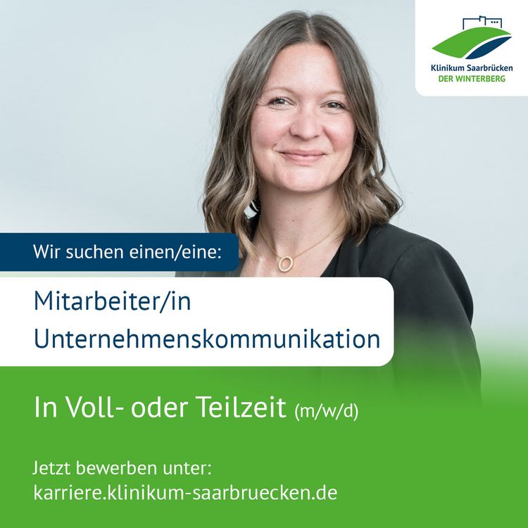 Eine Stellenanzeige: Wir suchen Mitarbeitende für die Unternehmenskommunikation