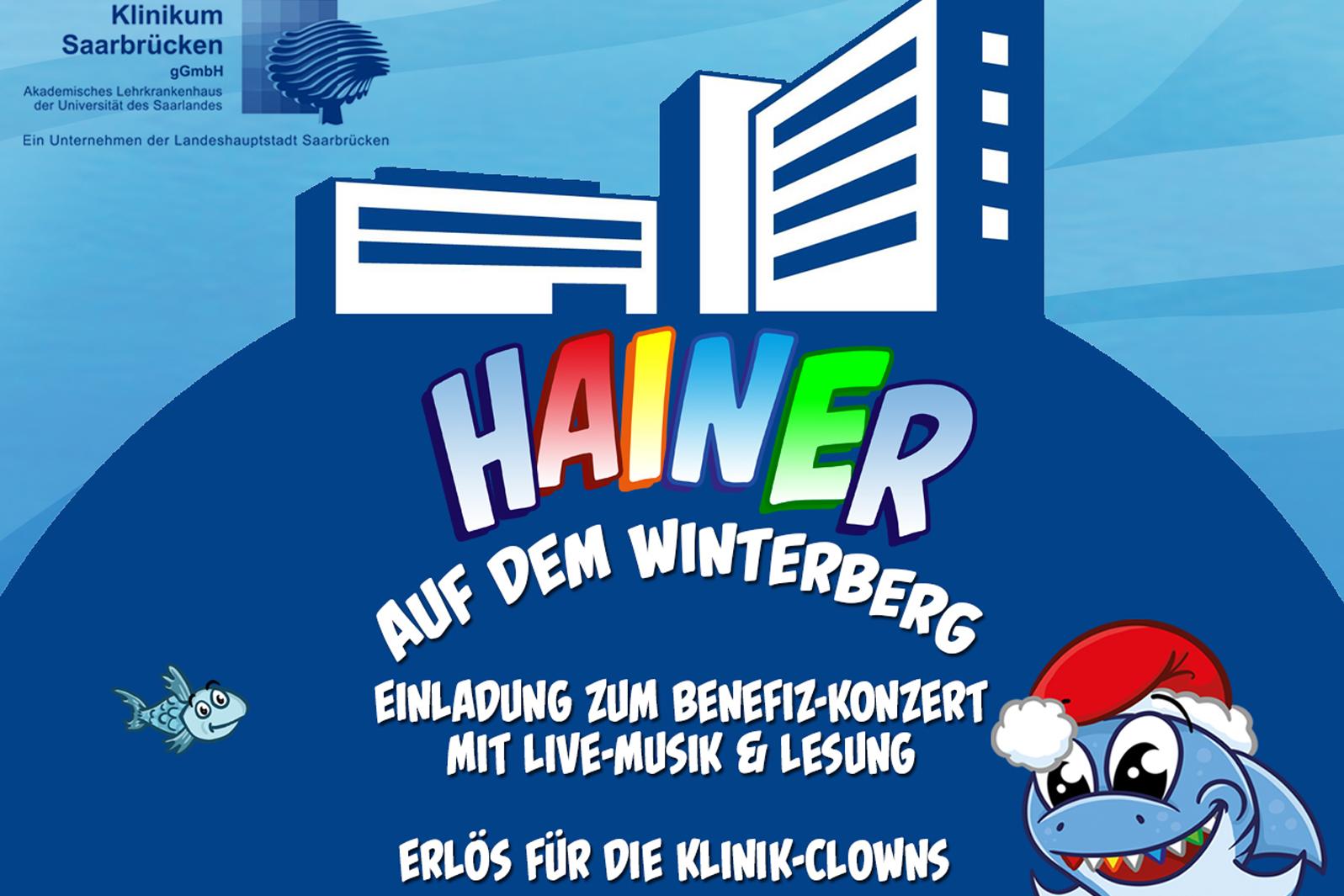 Das Musical-Konzert "Hainer - Der kleine Hai" gastiert in kleiner Besetzung in der Kapelle des Klinikums Saarbrücken.