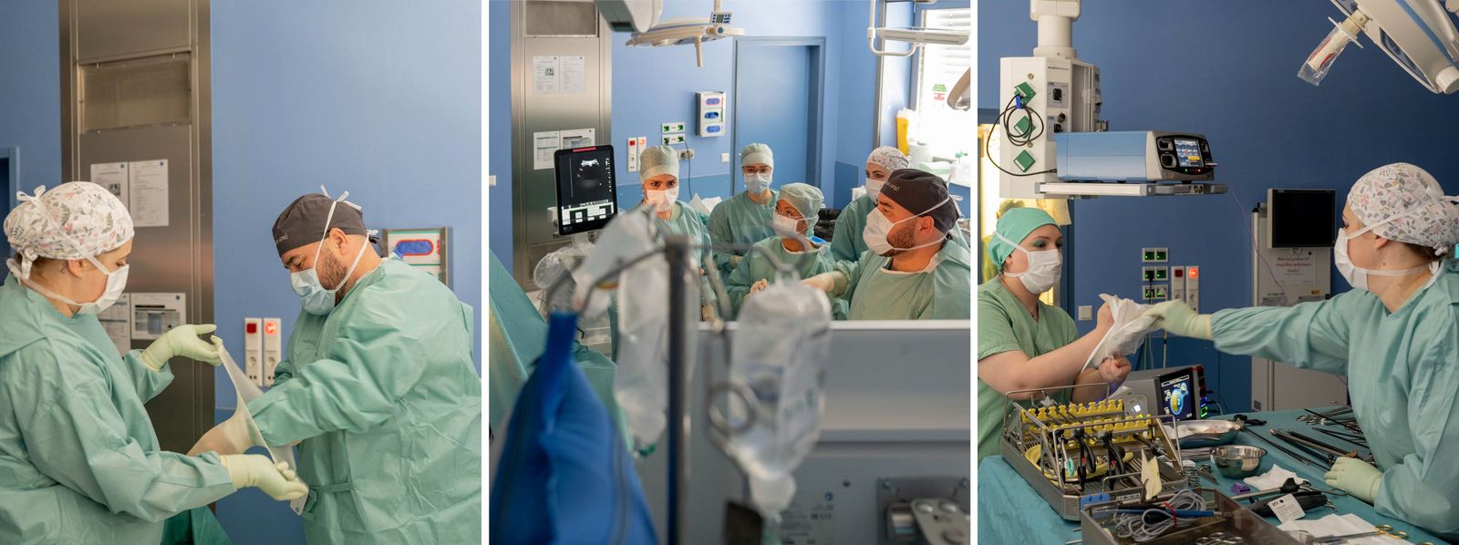 Eine Collage aus drei Fotos aus dem Operationsaal Slider_ACHI_2.jpg