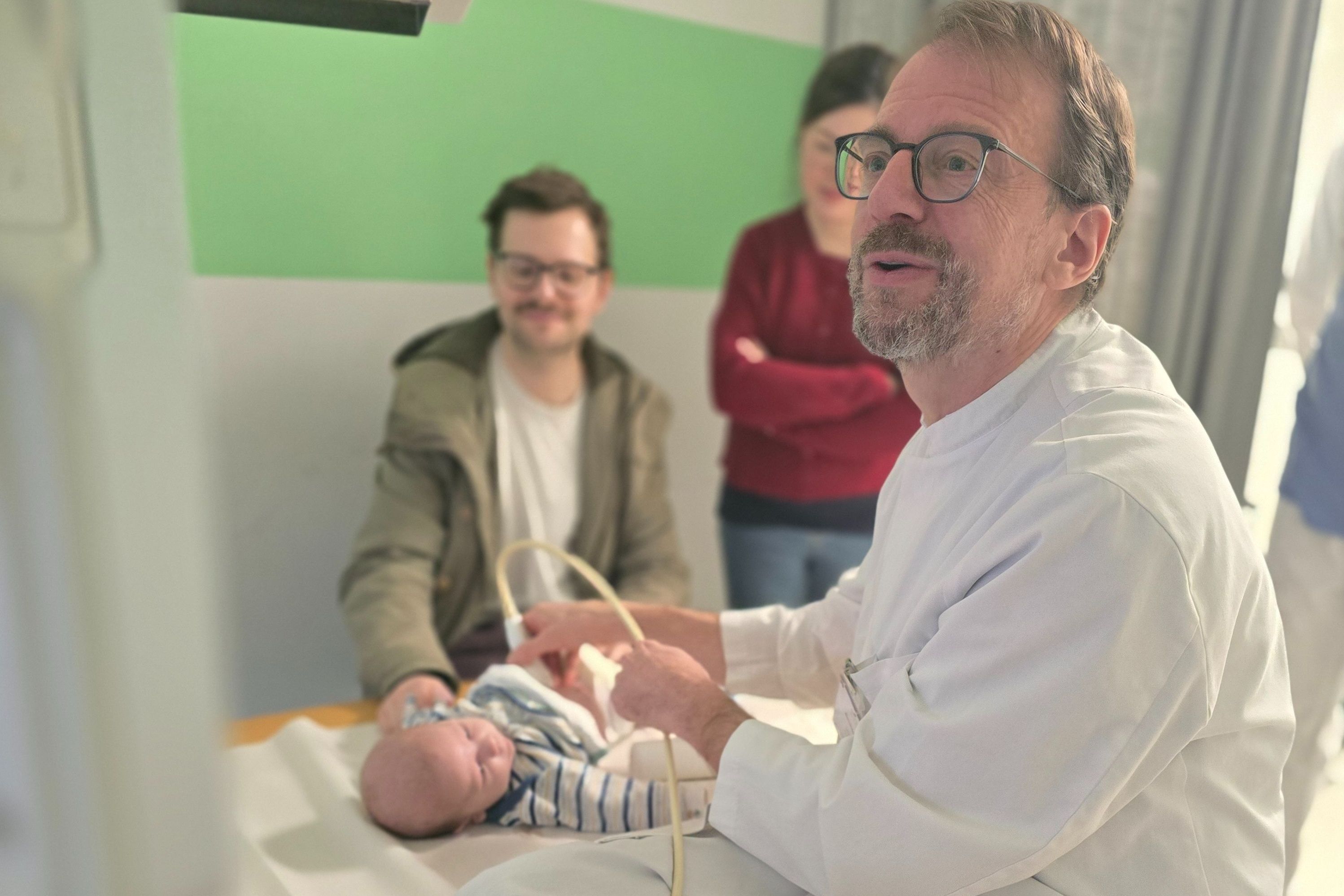 Ultraschall bei einem Säugling