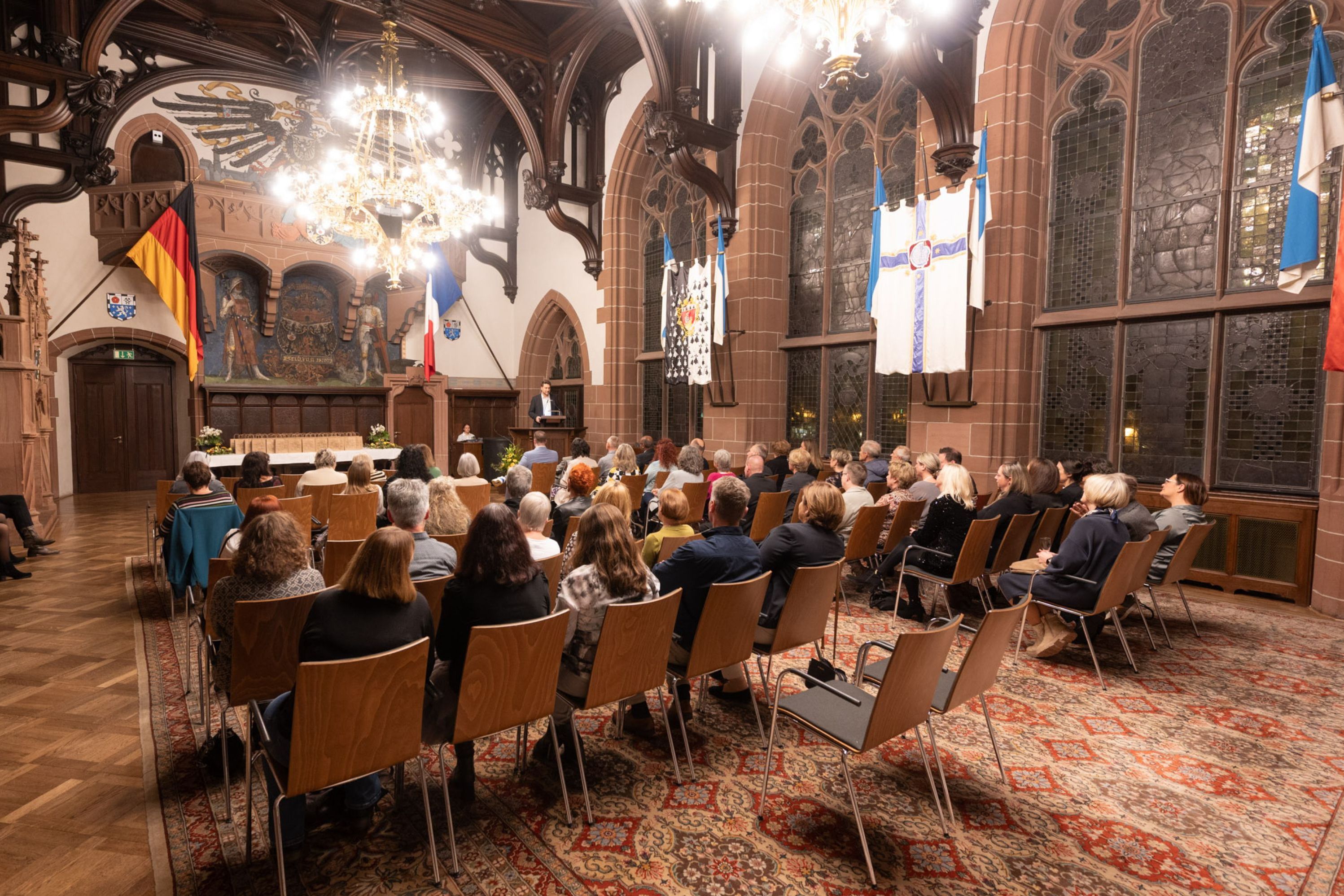 Ehrung der Jubliare und Rentner des Team Winterberg im Rathaus St. Johann.