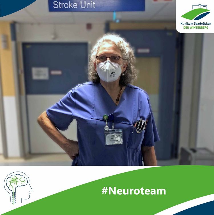 Ursula Pack: Vorstellung des Teams der Station 95 im Klinikum Saarbrücken, Neuroteam