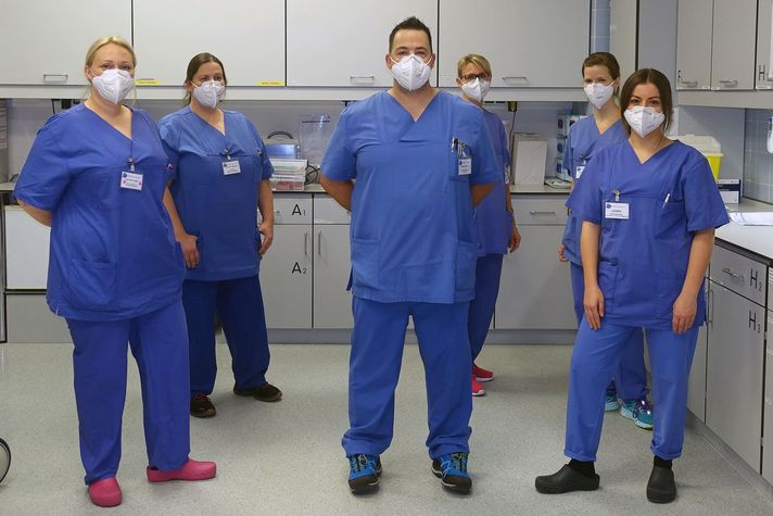 Team der Notaufnahme im Klinikum Saarbrücken