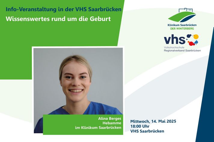 Info-Veranstaltung in der VHS Saarbrücken: Wissenswertes rund um die Geburt