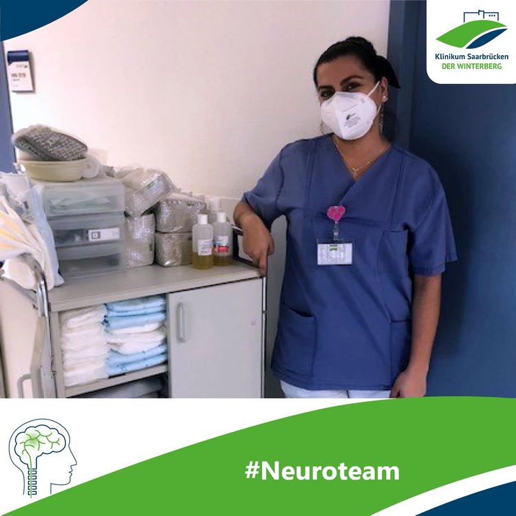 Gabriela Ortega: Vorstellung des Teams der Station 95 im Klinikum Saarbrücken, Neuroteam