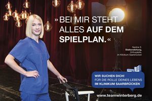 Pflegefachkraft im Klinikum Saarbrücken auf Theaterbühne: Die Rolle deines Lebens