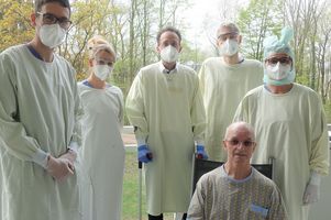 Patient mit Ärzten