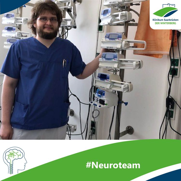 Jan Lukas: Vorstellung des Teams der Station 95 im Klinikum Saarbrücken, Neuroteam