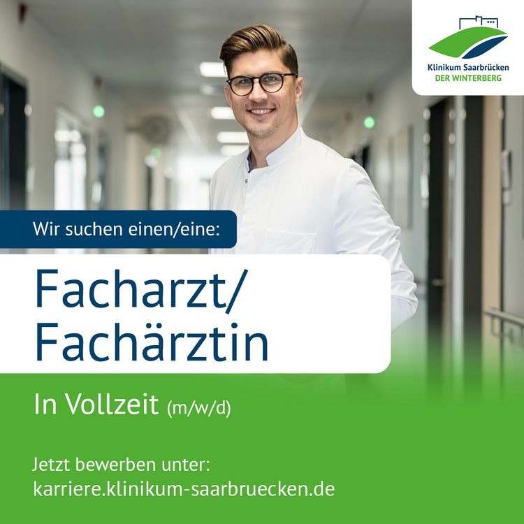 Eine Stellenanzeige: Wir suchen einen Facharzt für unsere Zentrale Notaufnahme
