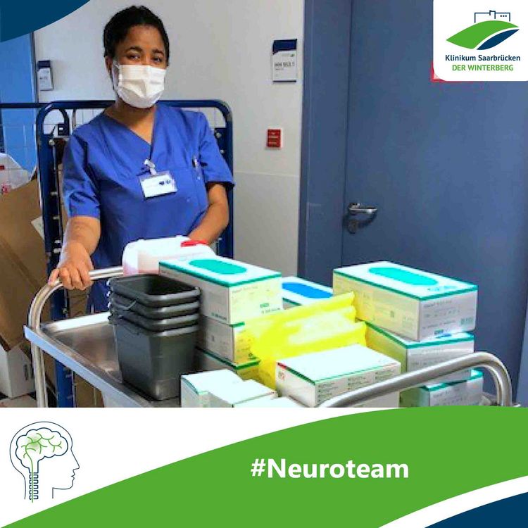 Emelin Valdez: Vorstellung des Teams der Station 95 im Klinikum Saarbrücken, Neuroteam