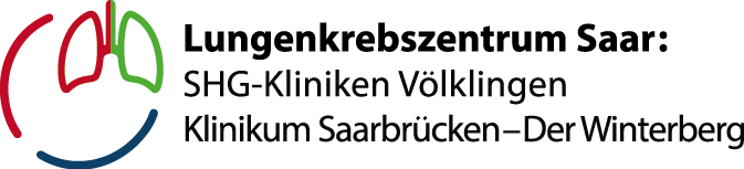 Logo: Lungenkrebszentrum Saar der SHG-Kliniken Völklingen und vom Klinikum Saarbrücken - Der Winterberg