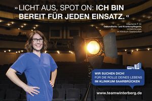 Pflegefachkraft im Klinikum Saarbrücken auf Theaterbühne: Die Rolle deines Lebens