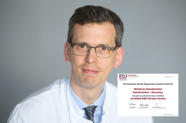 Portrait Chefarzt Dr. Andreas Binder - Stroke Unit auf dem Winterberg erhält Europäische Auszeichnung 