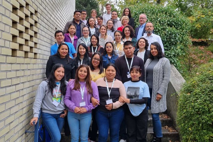 Gruppenfoto der neuen mexikanischen Kolleginnen und Kollegen