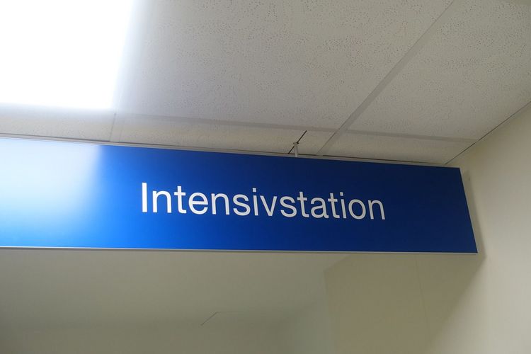 Beschilderung Intensivstation