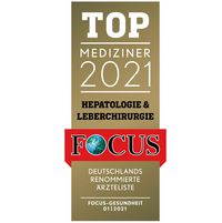 Zertifikat Top Mediziner 2021 Focus, Hepatologie und Leberchirurgie