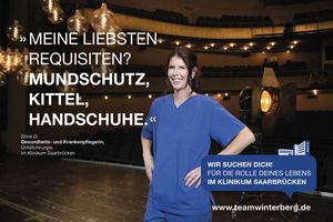 Pflegefachkraft im Klinikum Saarbrücken auf Theaterbühne: Die Rolle deines Lebens