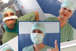 Collage Gesichtsmasken