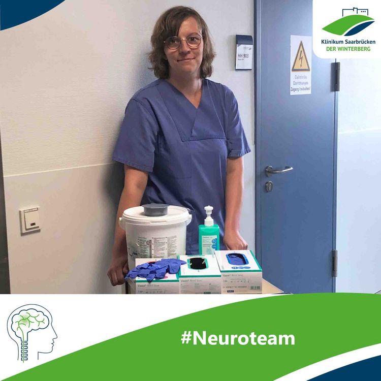 Elin Hammes: Vorstellung des Teams der Station 95 im Klinikum Saarbrücken, Neuroteam