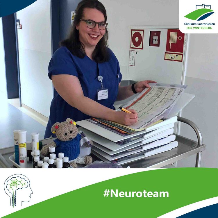 Lea Grass: Vorstellung des Teams der Station 95 im Klinikum Saarbrücken, Neuroteam