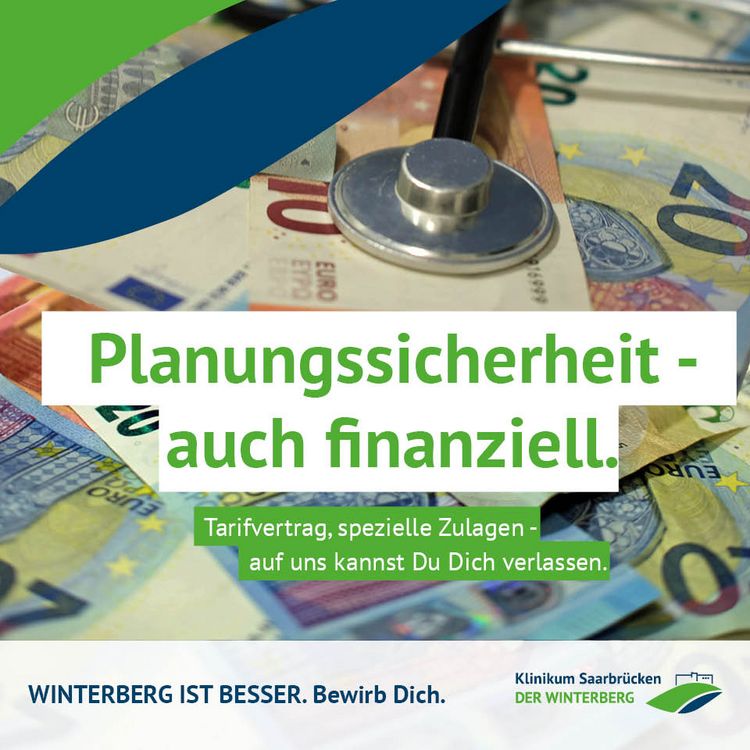 Text-Bild-Motiv: Winterberg ist besser: Planungssicherheit - auch finanziell. Tarifvertrag, spezielle Zulagen - auf uns kannst du dich verlassen.