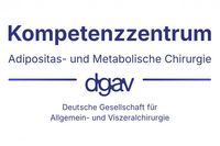 Logo mit Schriftzug: Kompetenzzentrum für Adipositas- und Metabolische Chirurgie der DGAV