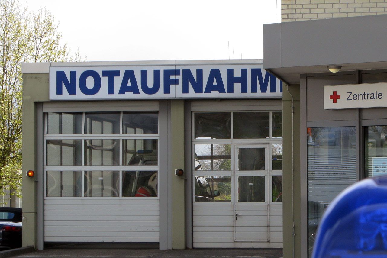 Die Zentrale Notaufnahme auf dem Winterberg von außen