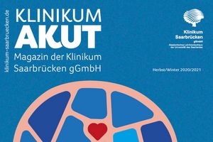 Ansicht des Titelblatts des Klinik-eigenen Magazins "Akut" Version 01/2020 