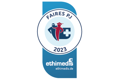 Siegel Faires PJ 2023 im Klinikum Saarbrücken von Ethimedis