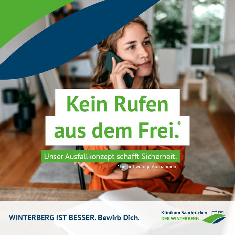 Text-Bild-Motiv: Winterberg ist besser: Kein Rufen aus dem Frei: Unser Ausfallkonzept schafft Sicherheit.