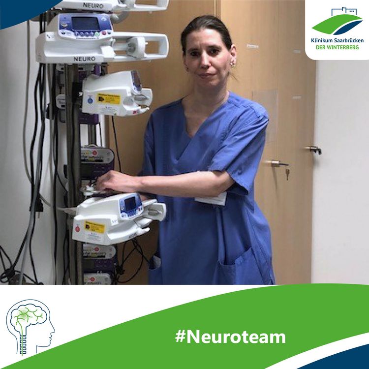 Beate Altpeter: Vorstellung des Teams der Station 95 im Klinikum Saarbrücken, Neuroteam