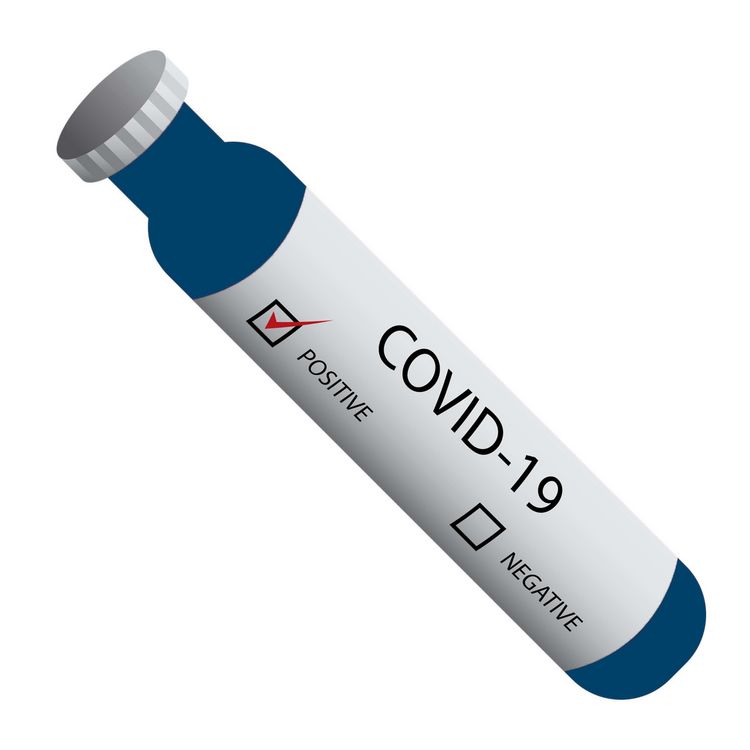 Icon positive Covid-19-Probe