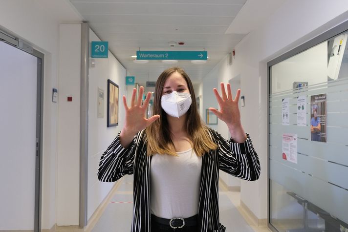 Im Klinikum Saarbrücken operierte Zoe Rupp im Untersuchungs- und Behandlungszentrum 